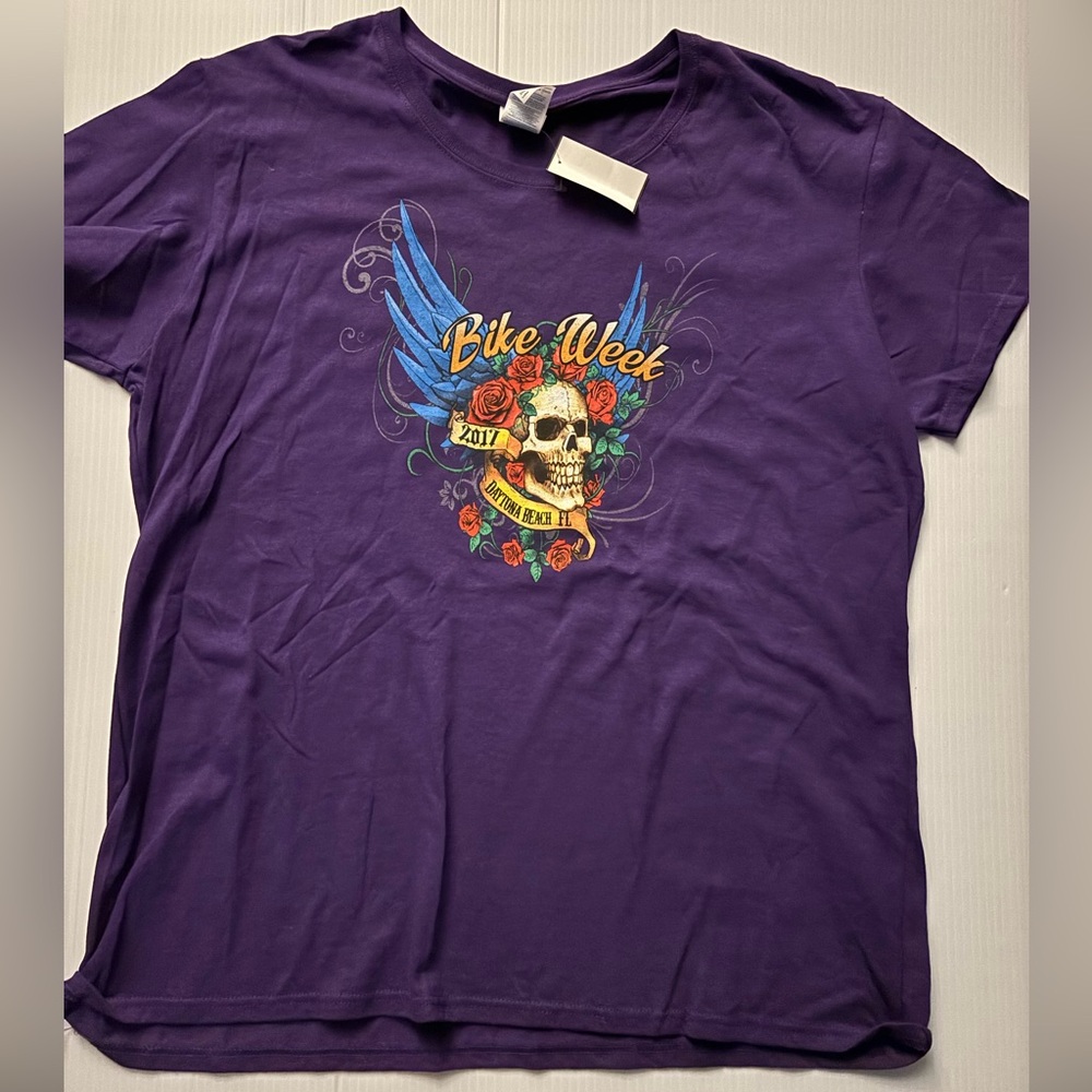 NWT Daytona Beach 2017 Bike Week 2x shirt
